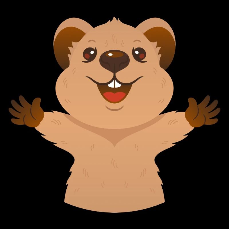 Câlin mignon de quokka