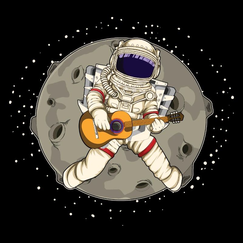 Guitariste astronaute cadeau de l’espace