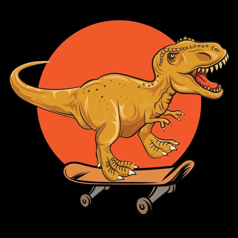 T-Rex Dinosaurier Trex Dino Skateboard