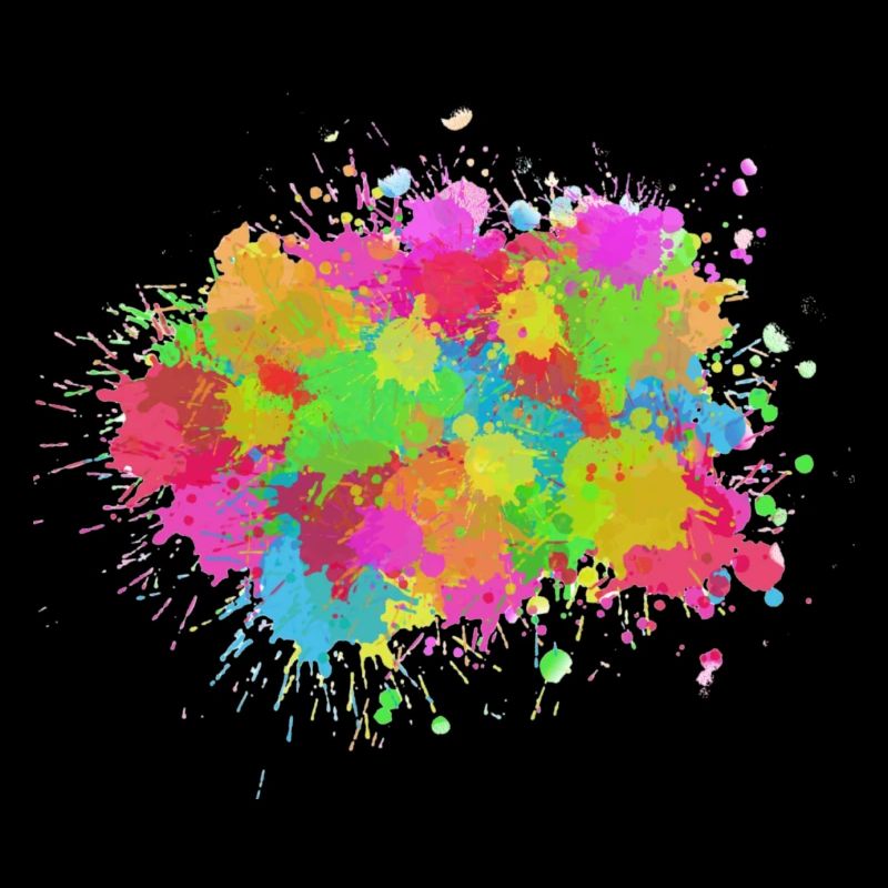 Éclaboussures de couleur