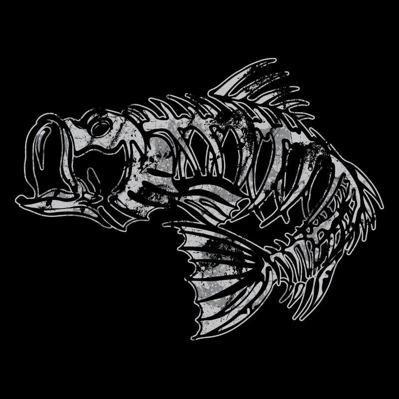 For right anglers - motif perme skeleton