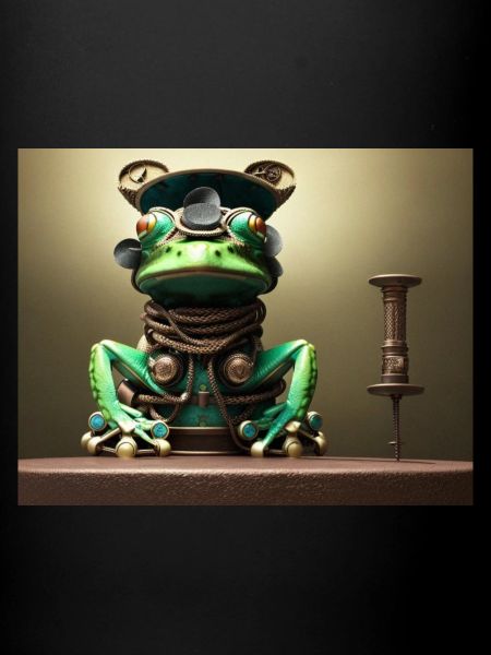 Steampunk's frog