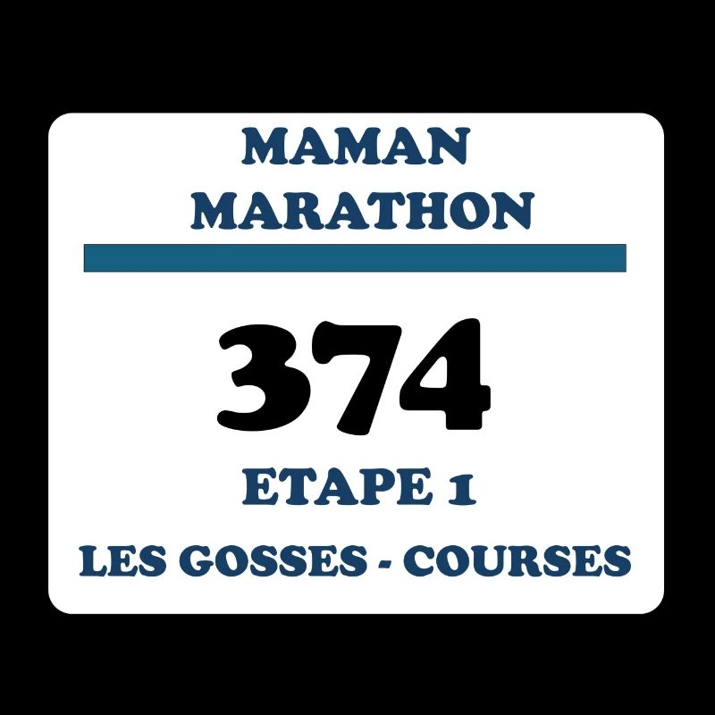 T-shirt logo Maman Marathon