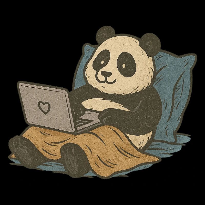Home Office Panda – Chill & Work Style
