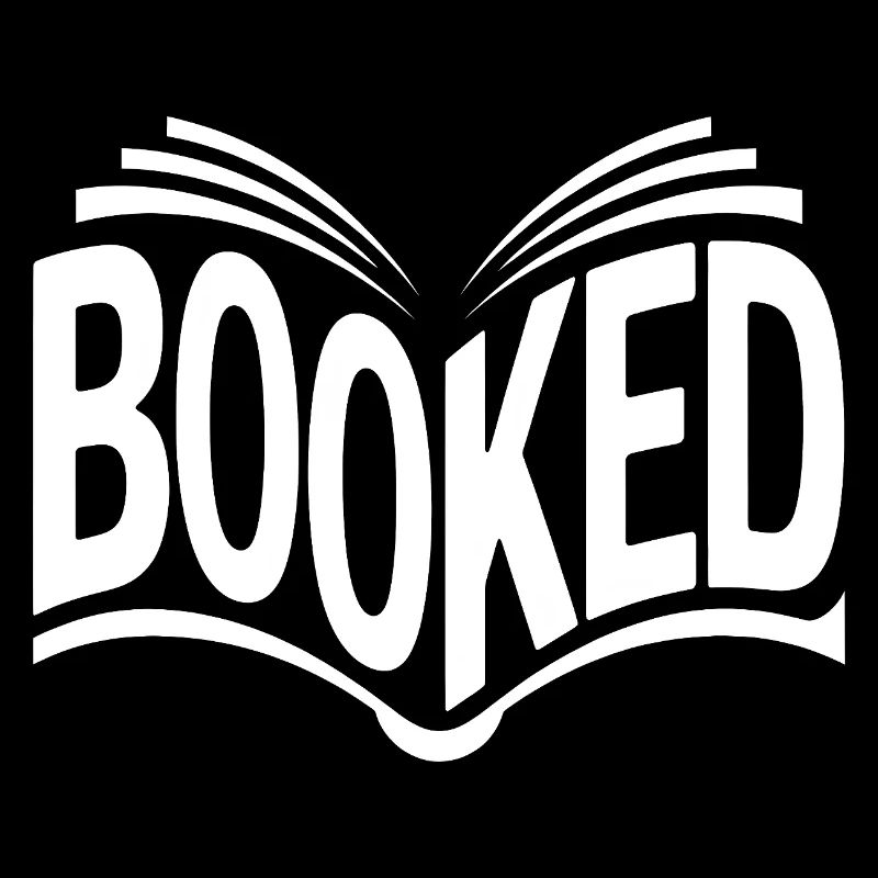 Booked - Cool Book Lover Design
