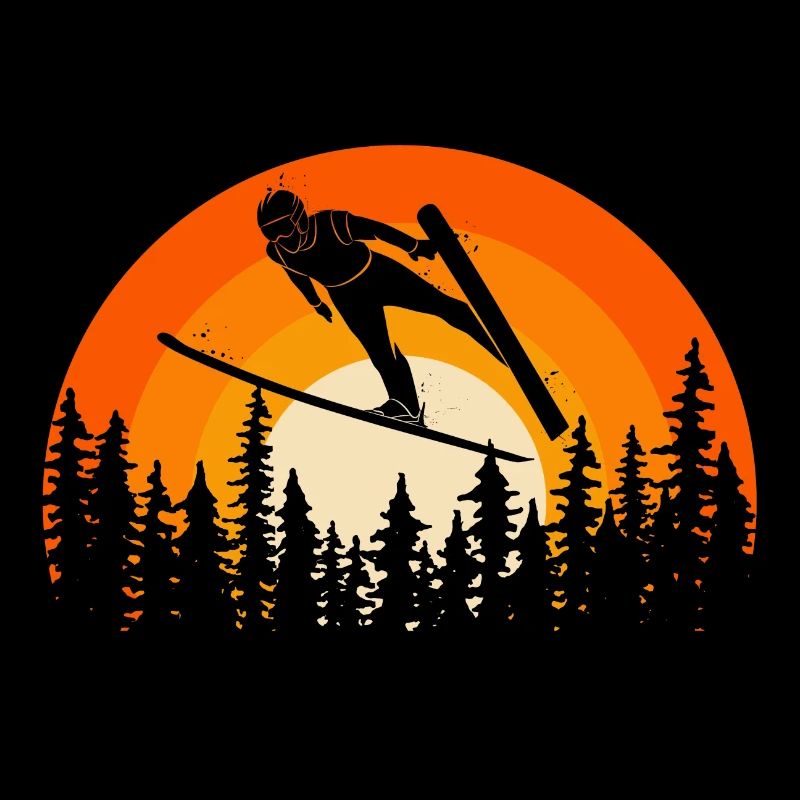 Sauteur à ski Saut à ski