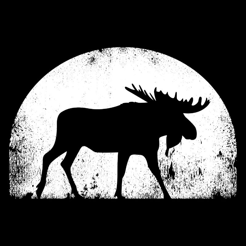 Elch Elche Elchkuh Geweih Geschenk Tierschützer