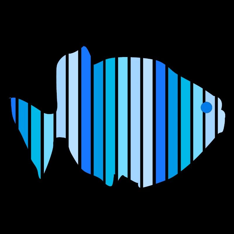 Fisch blau Graphic Art