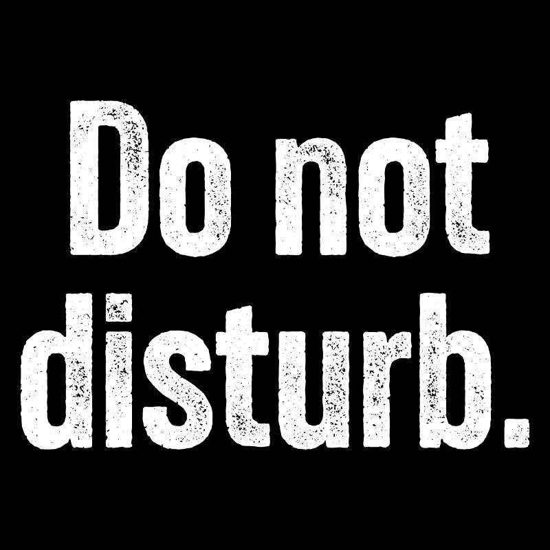 Do not disturb
