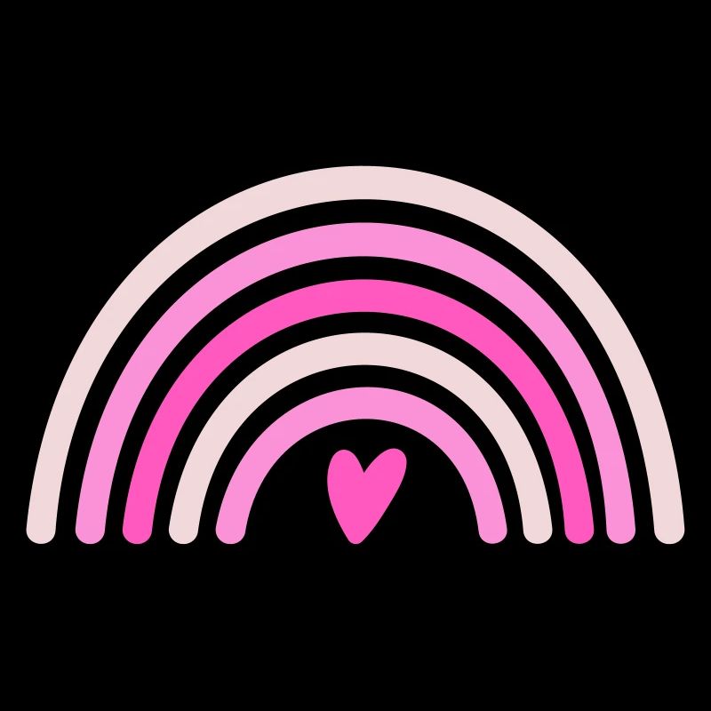 Regenbogen mit Herz