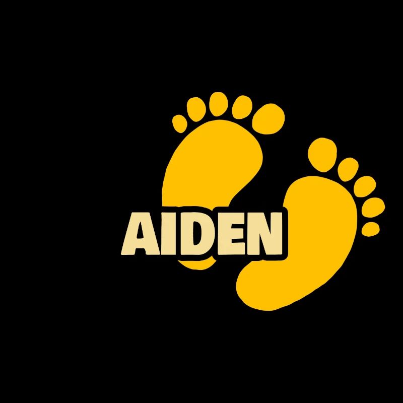 Empreinte bébé naissance Aiden