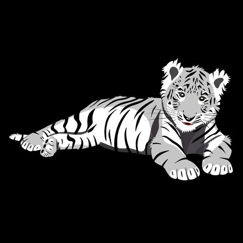 White Tiger Lying