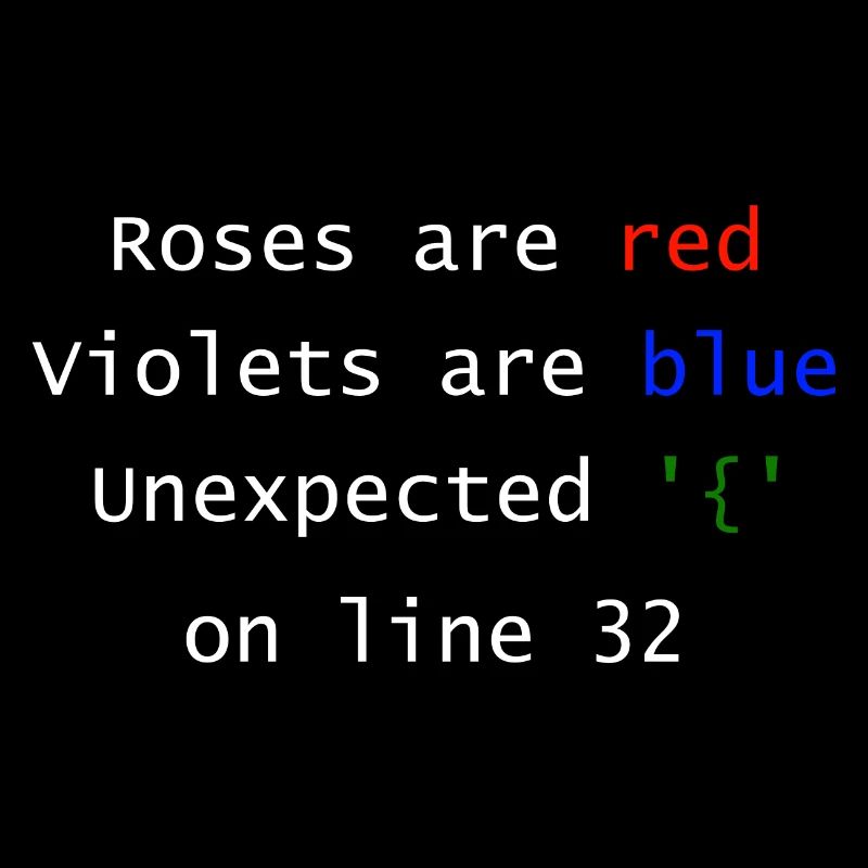 Unexpected on line | Programmer Computer Scientist