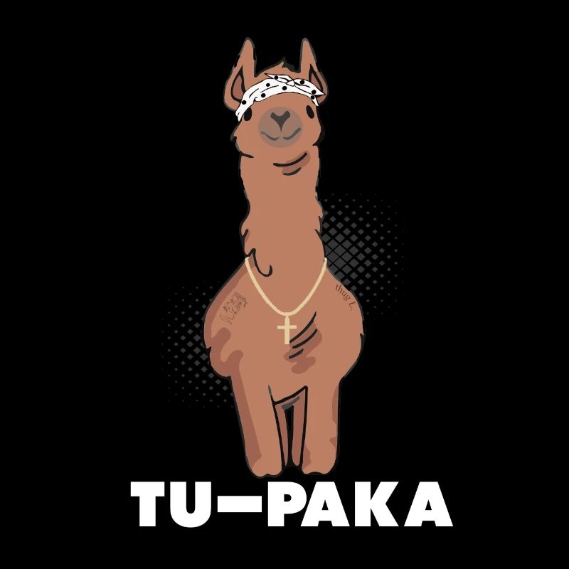 Funny Lama Alpaca Comic Animal Trend - Gift