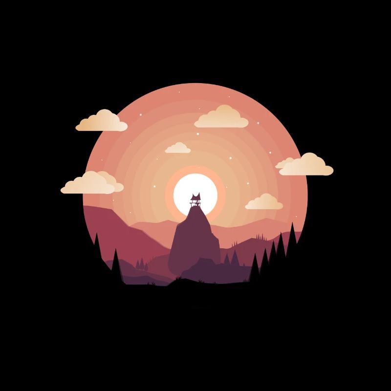 Paysage abstrait Design