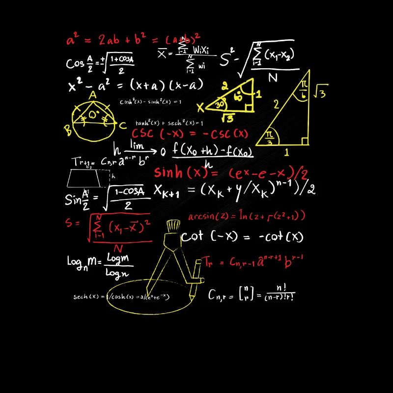 Math Math Calculer les nombres formule d'algèbre