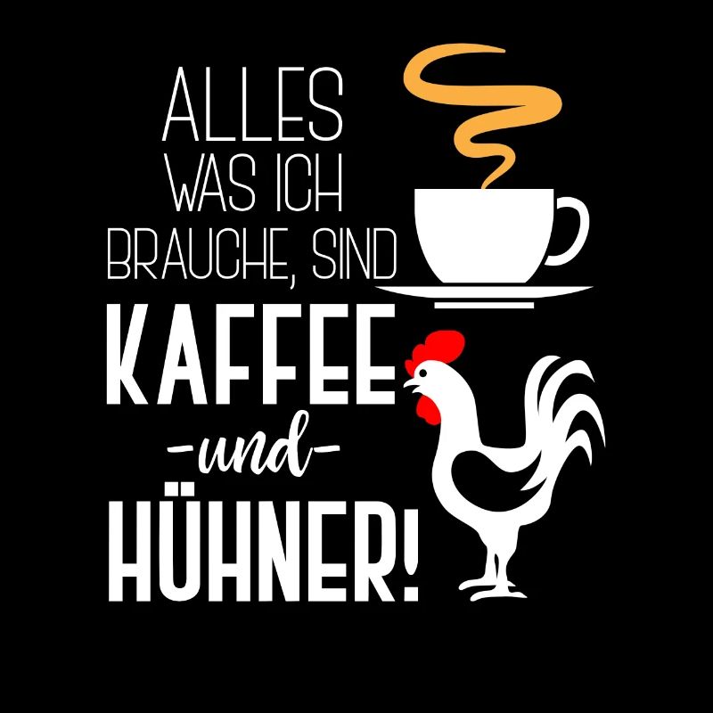 Kaffee und Hühner