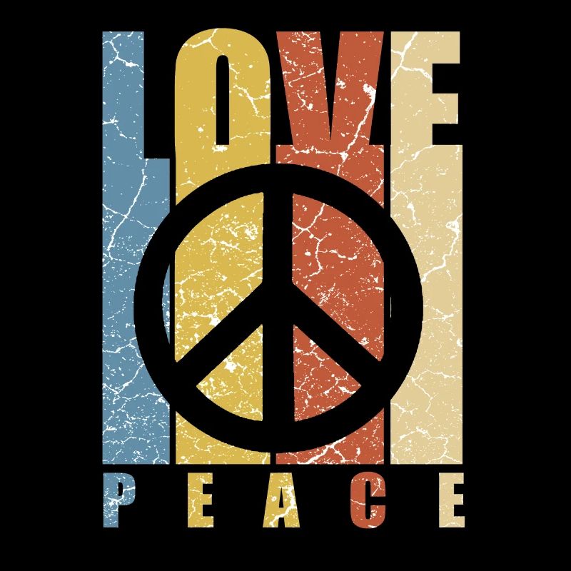Peace-Zeichen Hippie Toleranz Friede
