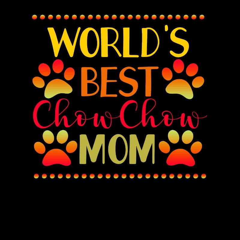 Beste Chow-Chow Mutter der Welt Hund Sport