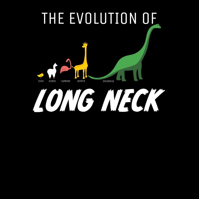 Flamant de dinosaure girafe Evolution long cou