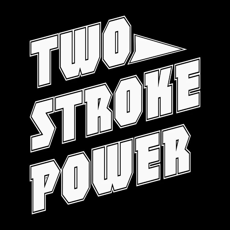 Motorrad "Two stroke power"