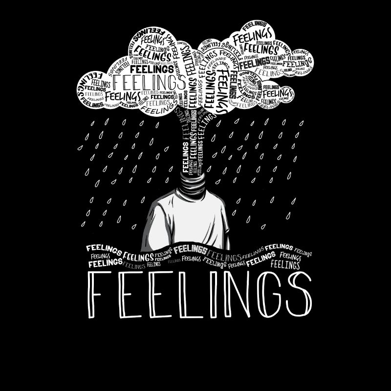 Continuously Raining Feelings Headless Surrealist
