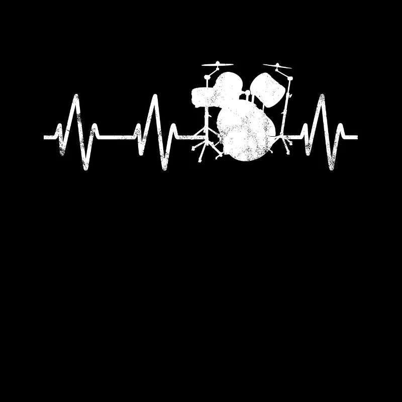 Drum Heartbeat Drummer Gift Idea