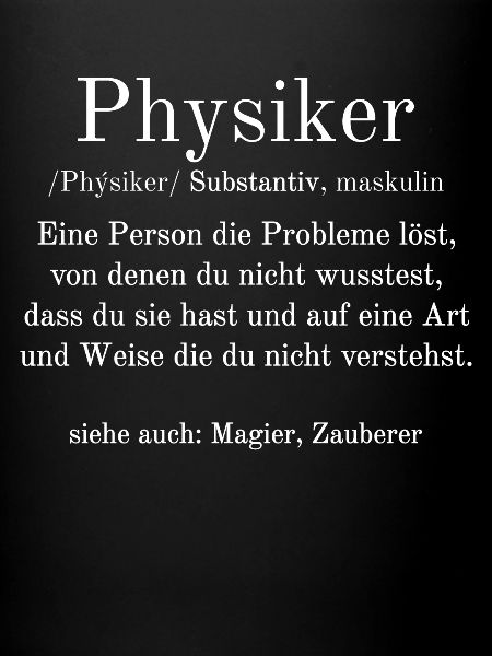 Définition du physicien