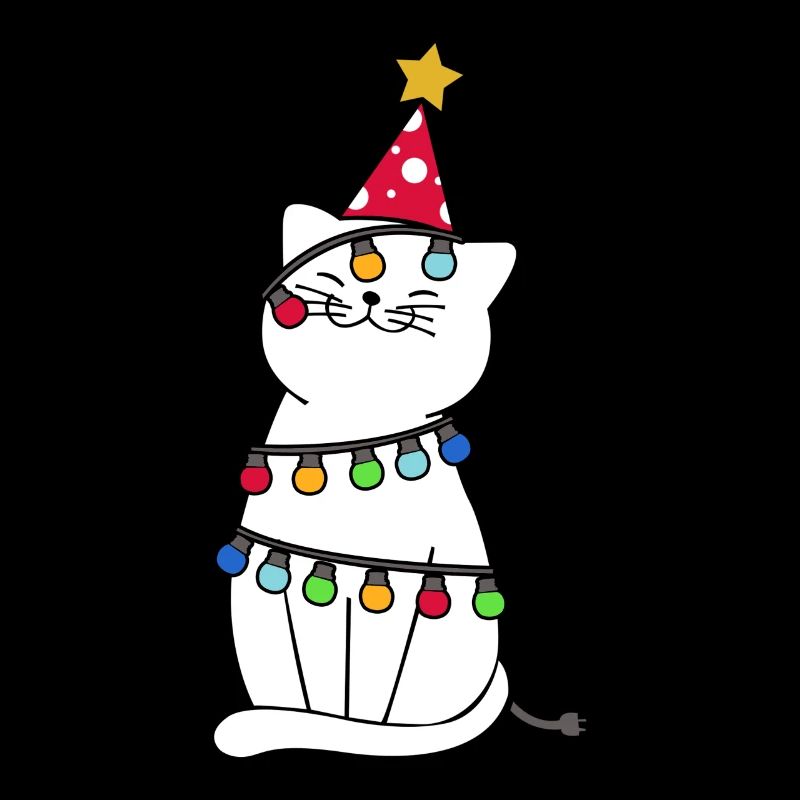 Weihnachten Katze