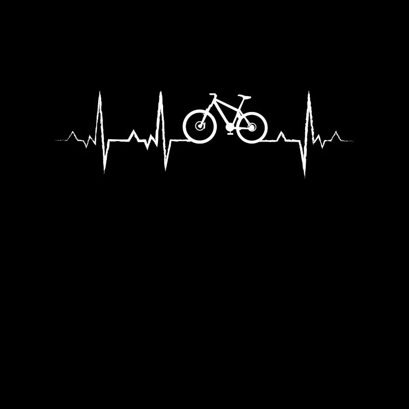 Bicycle heartbeat EKG pulse frequency
