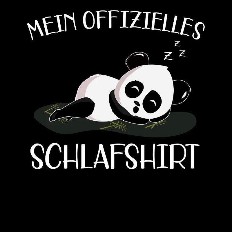 Offizielles Schlafshirt Pandabär Lazy Panda