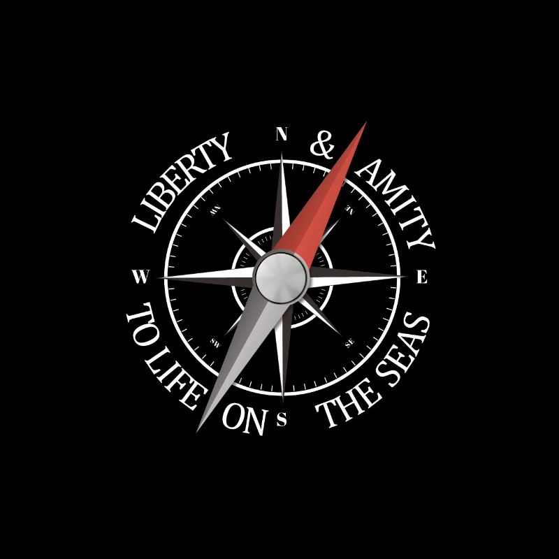 Wind rose compass captain