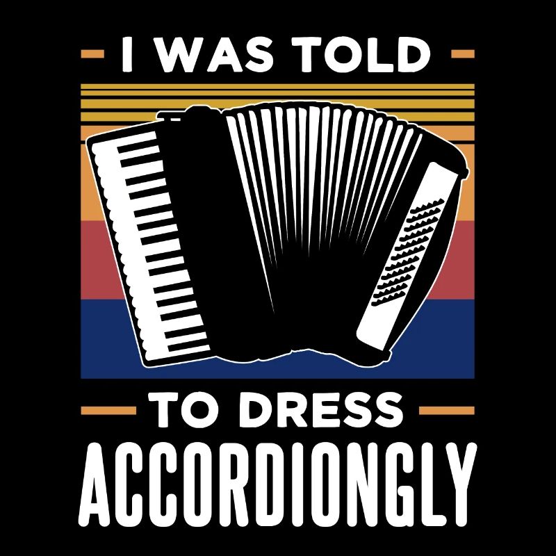 Akkordeon Retro Geschenkidee