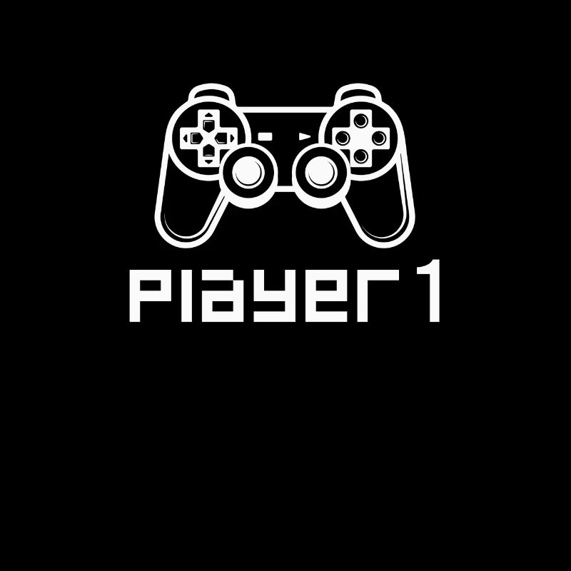 Player 1 - Partnerlook Zocker Gamer - Geschenk -
