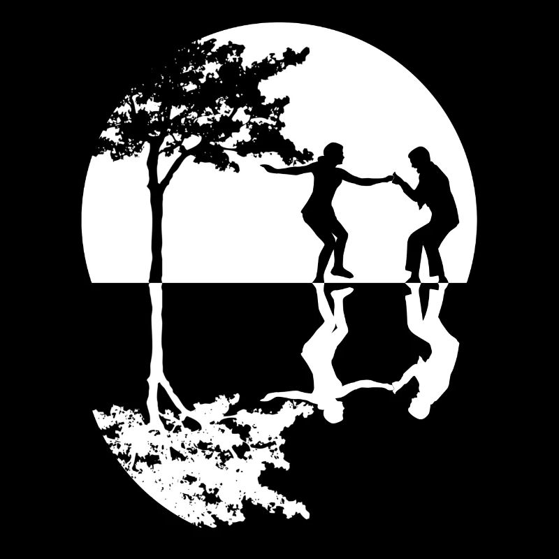 Boogie Woogie dance moon mirroring