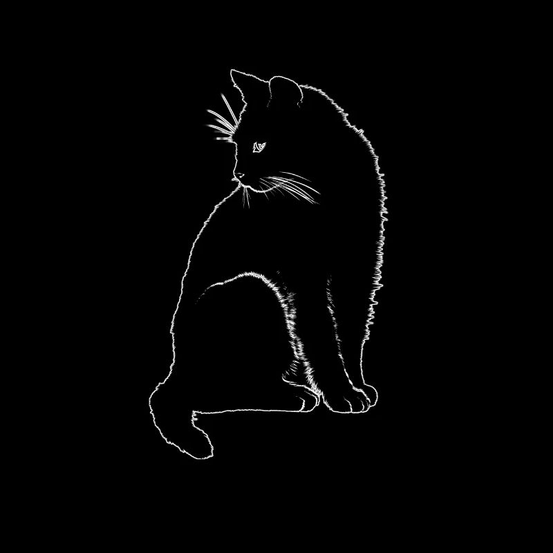 Contour du chat