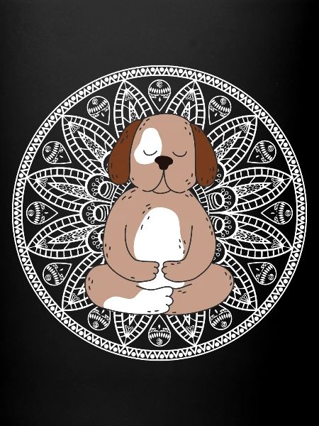 Dog meditation relaxation