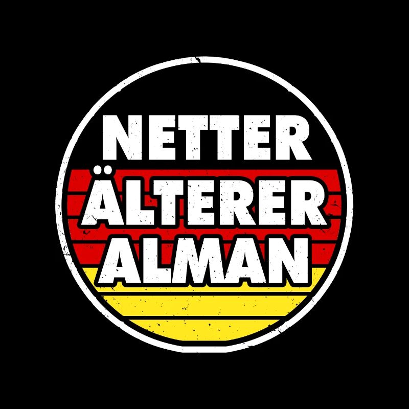 Alman Netter älterer Alman Typisch Deutsch