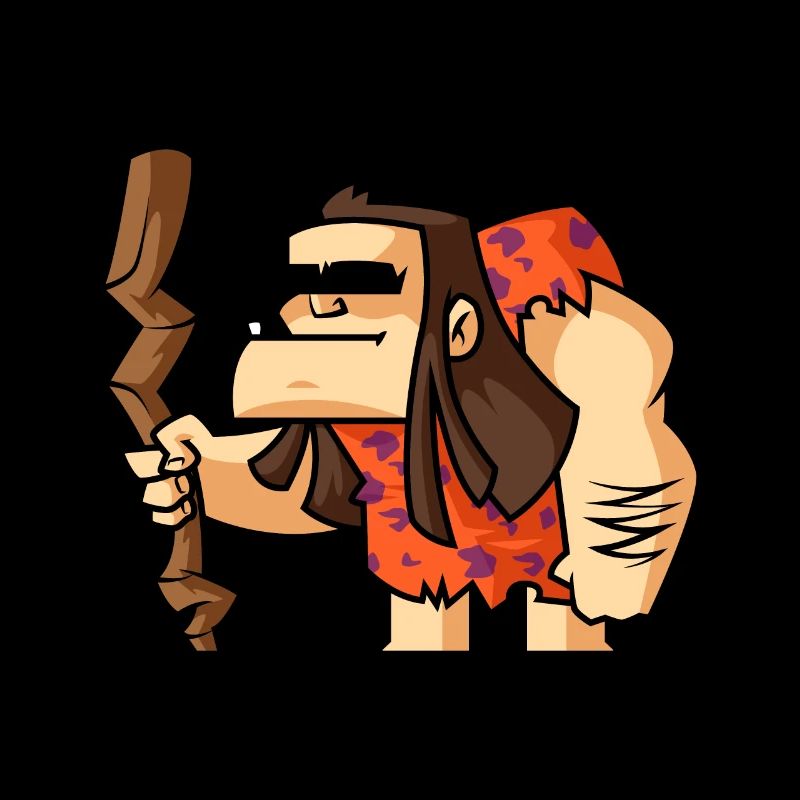 Funny Comic Neandertal