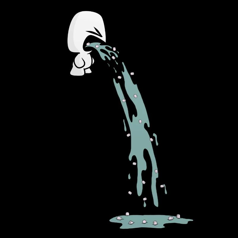 DRÔLE DE MARSHMALLOW VOMIT. HALLOWEEN