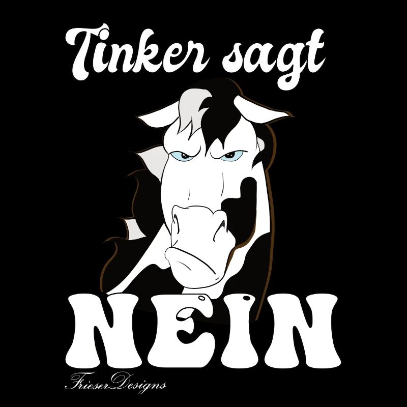Tinker sagt Nein lustiges süßes trotziges Pferde
