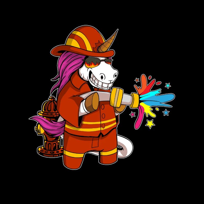 Licorne pompier