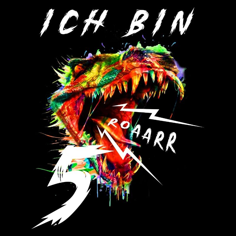 Kinder Dinosaurier 5 Geburtstag Ich bin 5 Dino