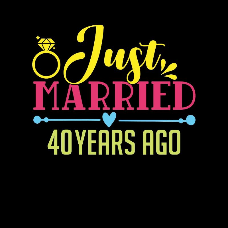 Just Married 40 Years Ago Married Wedding
