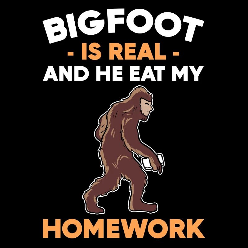 School Student Bigfoot is Real And He Eat My
