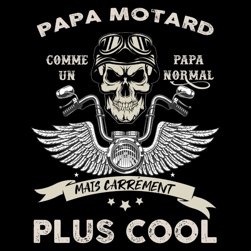 Papa motard carrément cool