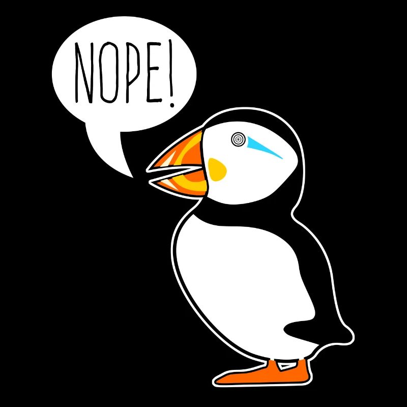 Puffin Nope plongeur de perroquet amusant