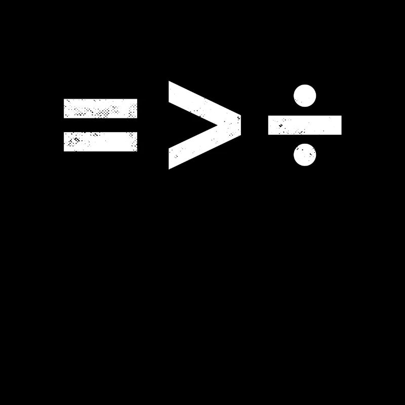Geometry Teacher Equality is Greater Than Division