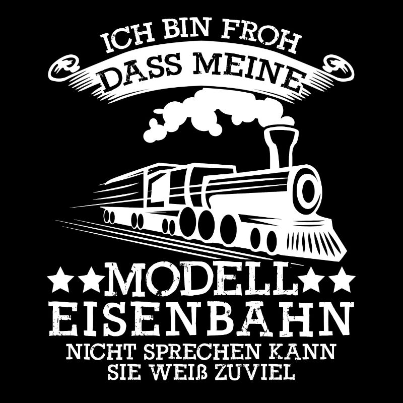 Modellbahner Spruch Witz Modelleisenbahn