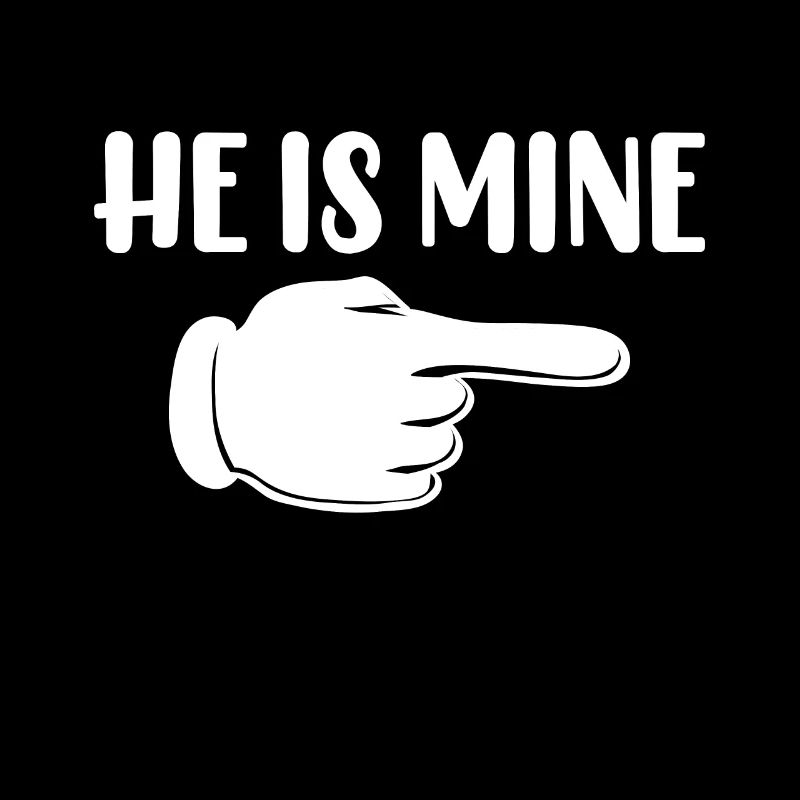 He is Mine Valentinstag Ehemann Valentinskind